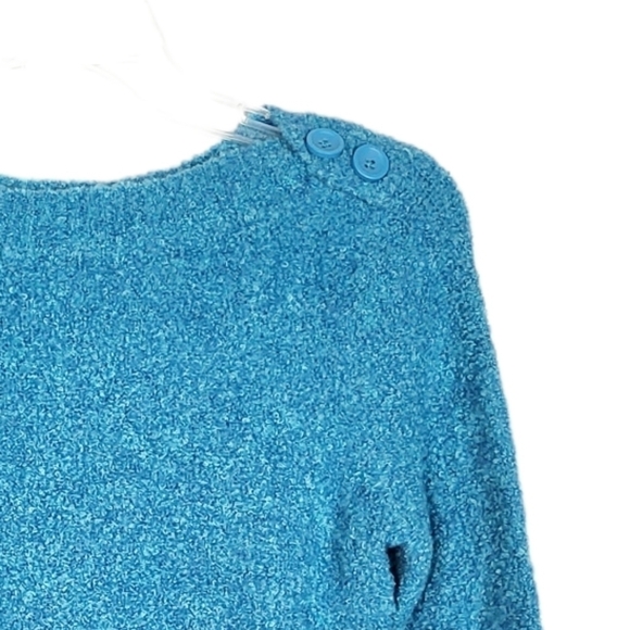VTG MERONA textured sweater blue - Picture 2 of 6
